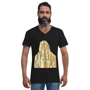 Unisex Short Sleeve V-Neck T-Shirt