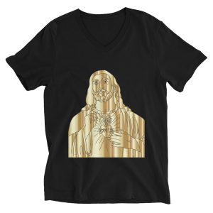 Unisex Short Sleeve V-Neck T-Shirt