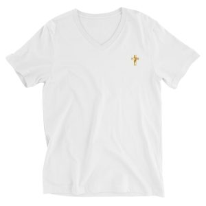 Unisex Short Sleeve V-Neck T-Shirt